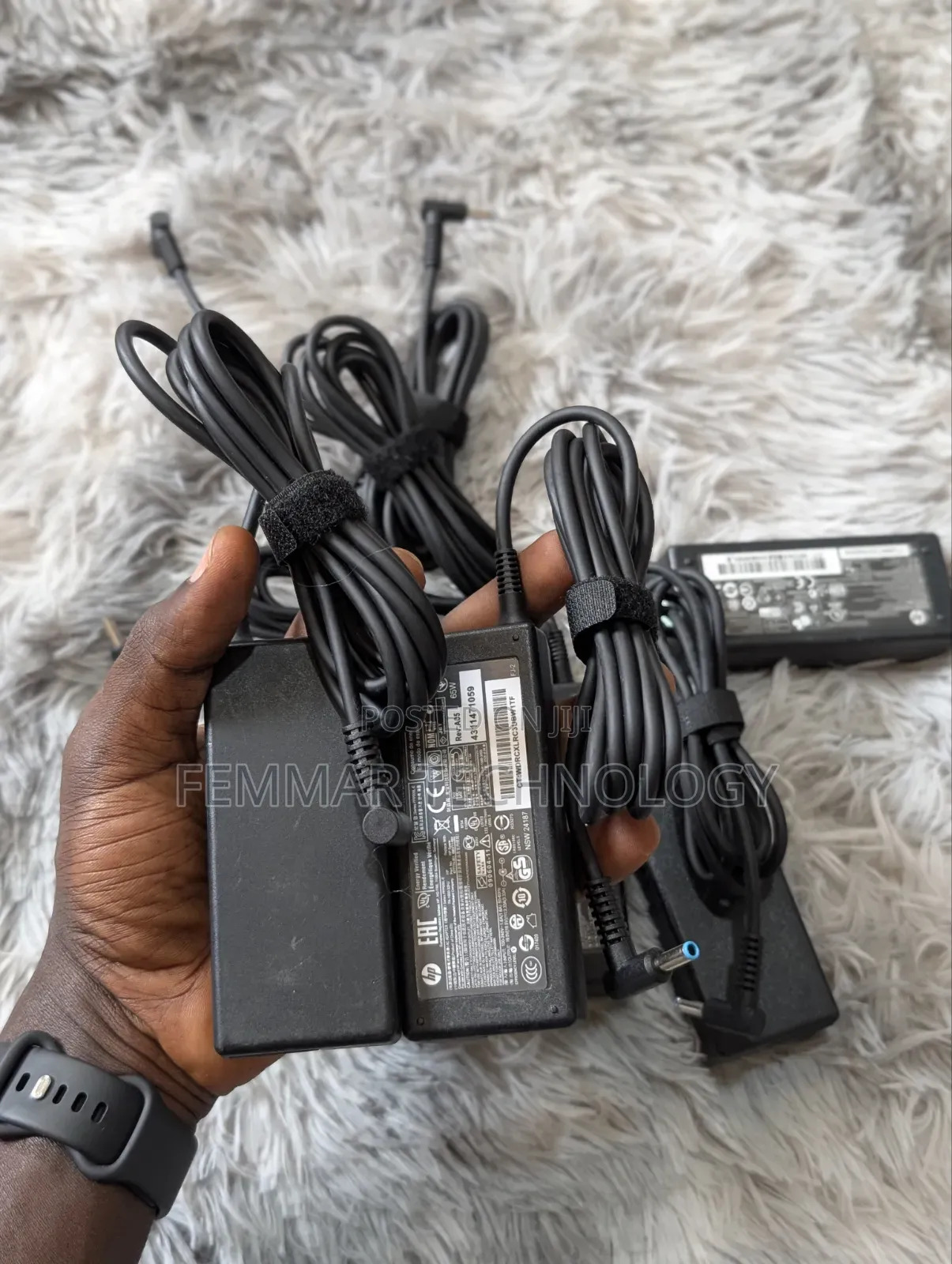 HP 65w Original Blue Mouth Charger