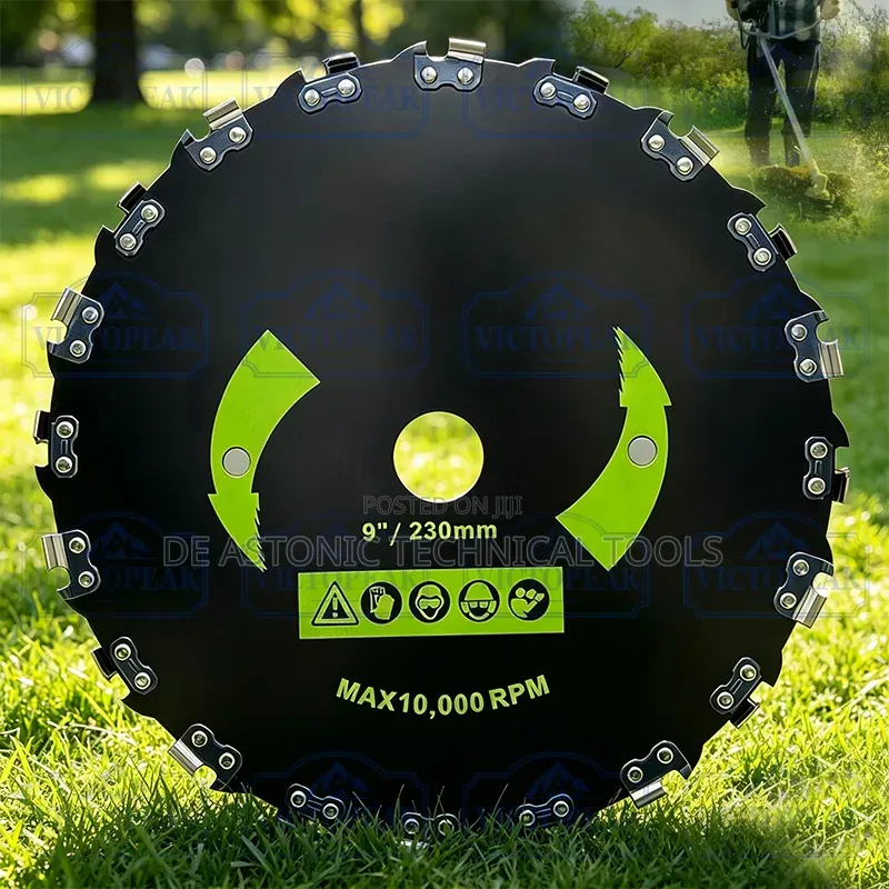 230mm (9-Inch) 20-Tooth Chainsaw-Tooth Brush Cutter Blade (20T)