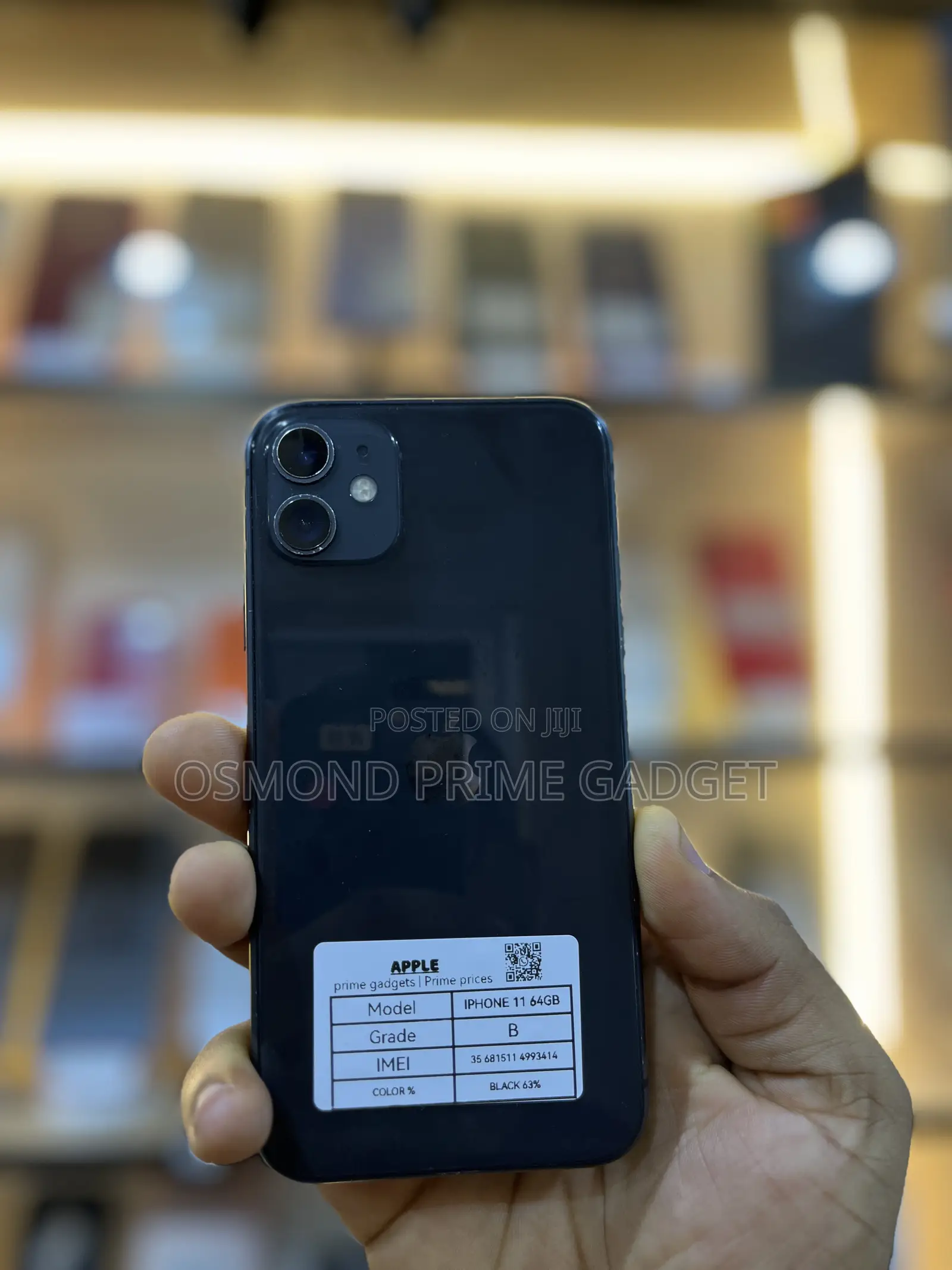 Apple iPhone 11 64 GB Black