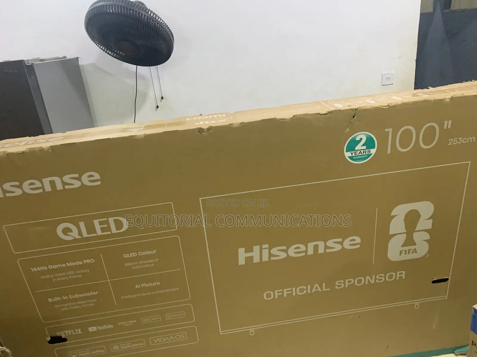 Hisense 100-Inch Smart QLED TV – Make Every Match More Immersive
