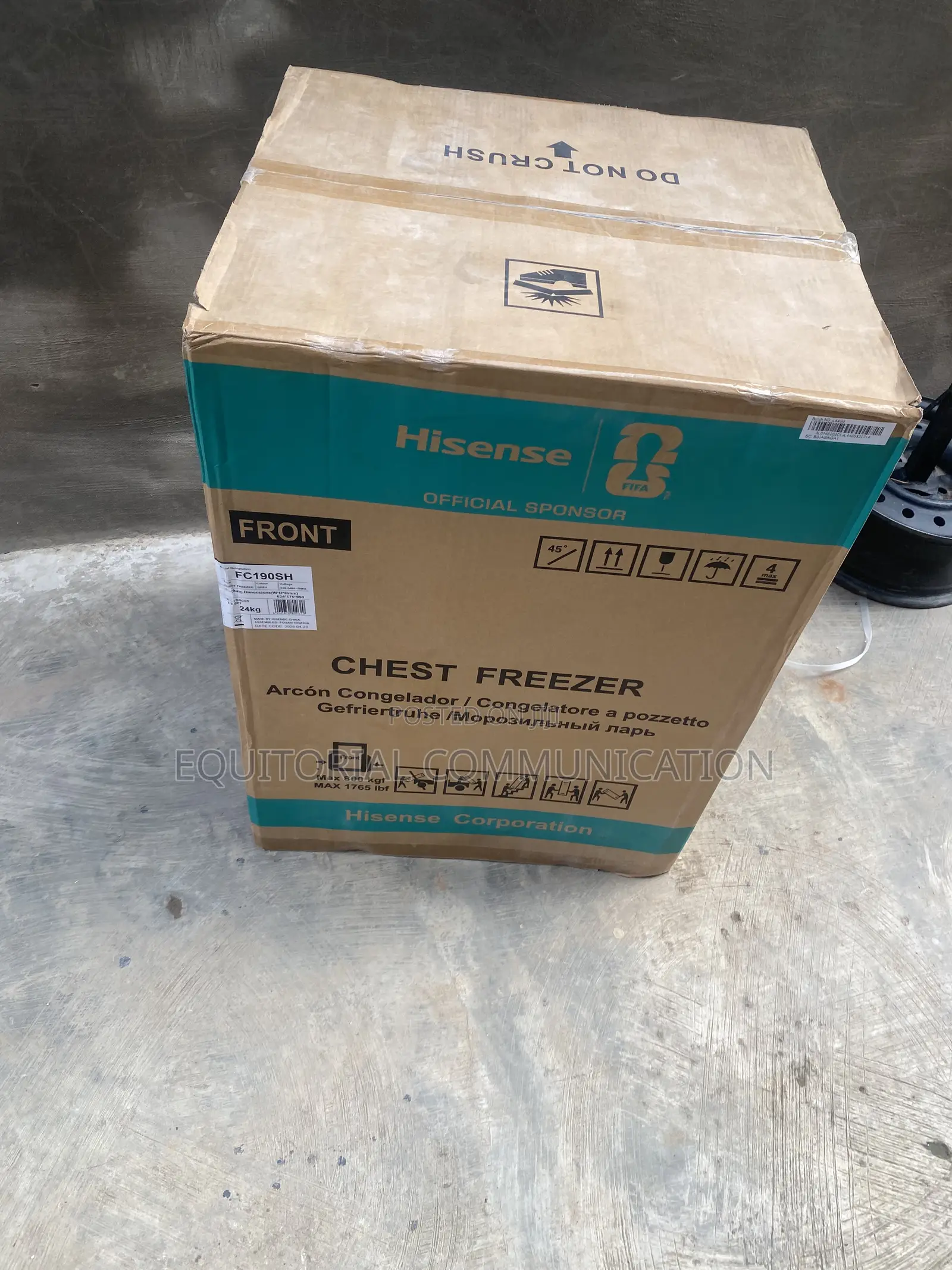 Hisense FC190SH 141L Freezer for Frozen Chicken