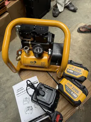 Cordless Air Compressor 220v 2 Batteries 15 Seed Battery