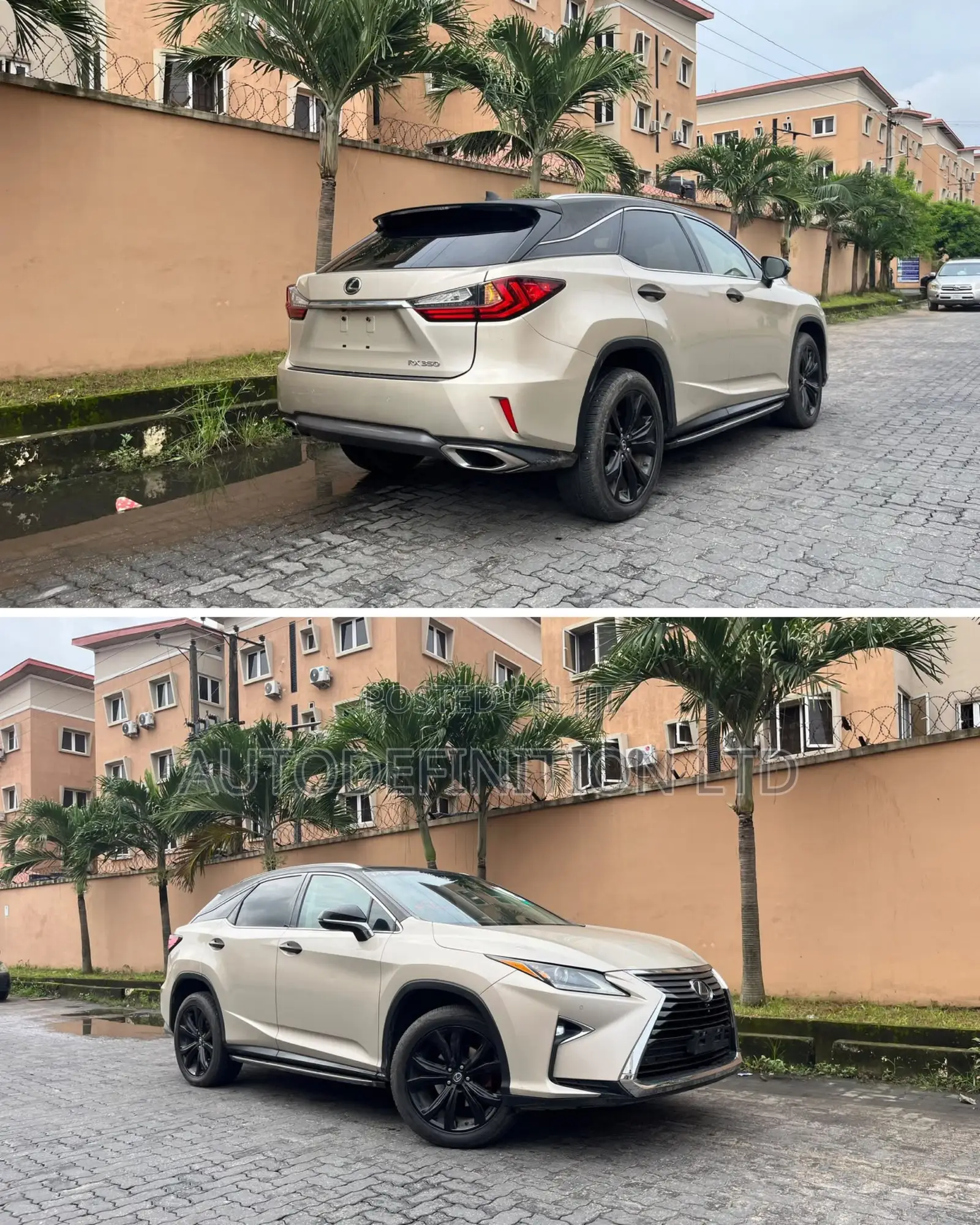 Lexus RX 350 FWD 2016 Beige