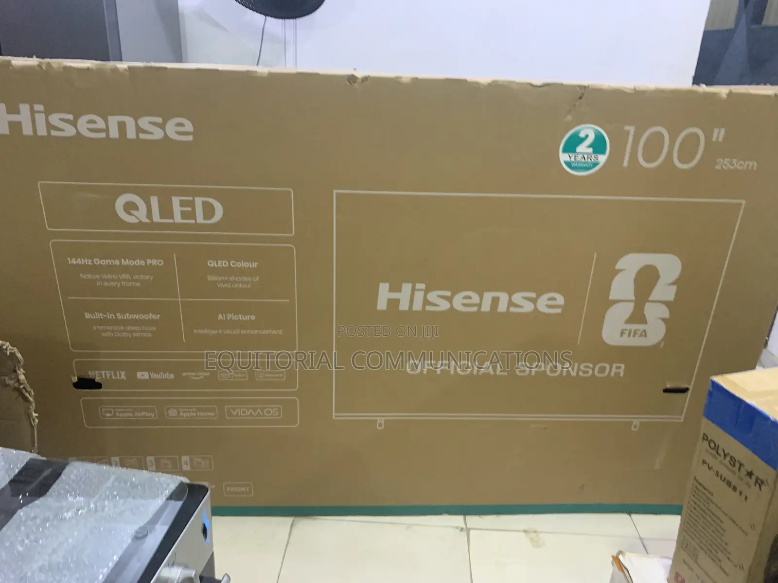 Hisense 100-Inch QLED Smart TV – Designed to Make a Big Impression