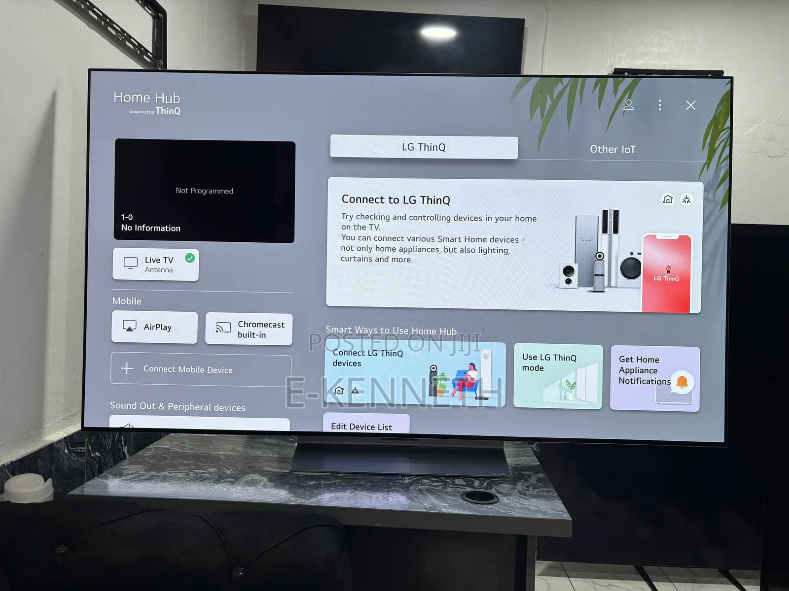 LG 65” Inches C4 Oled Evo 4k Smart TV With 120hz