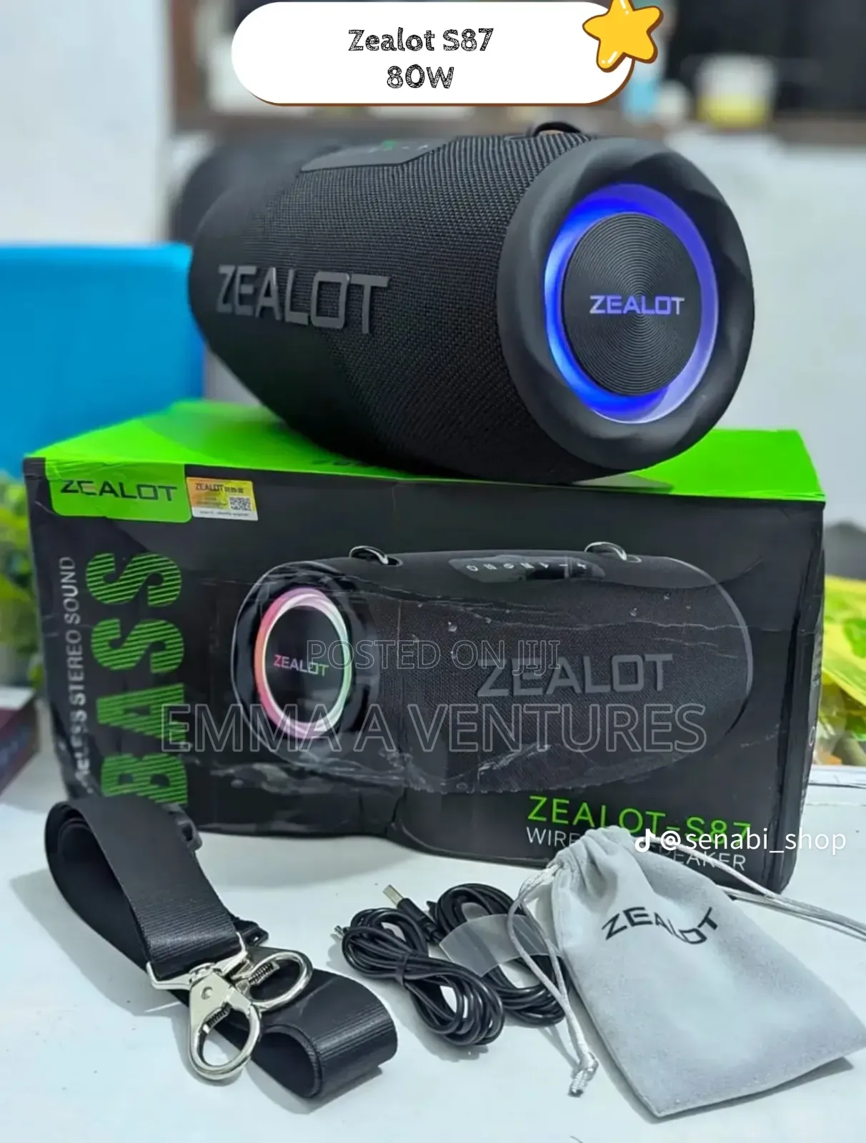 Zealot S87 Bluetooth Party Speaker