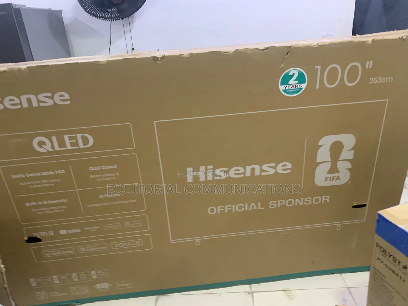 Hisense 100-Inch Smart TV – A Stunning Centrepiece for Your Home