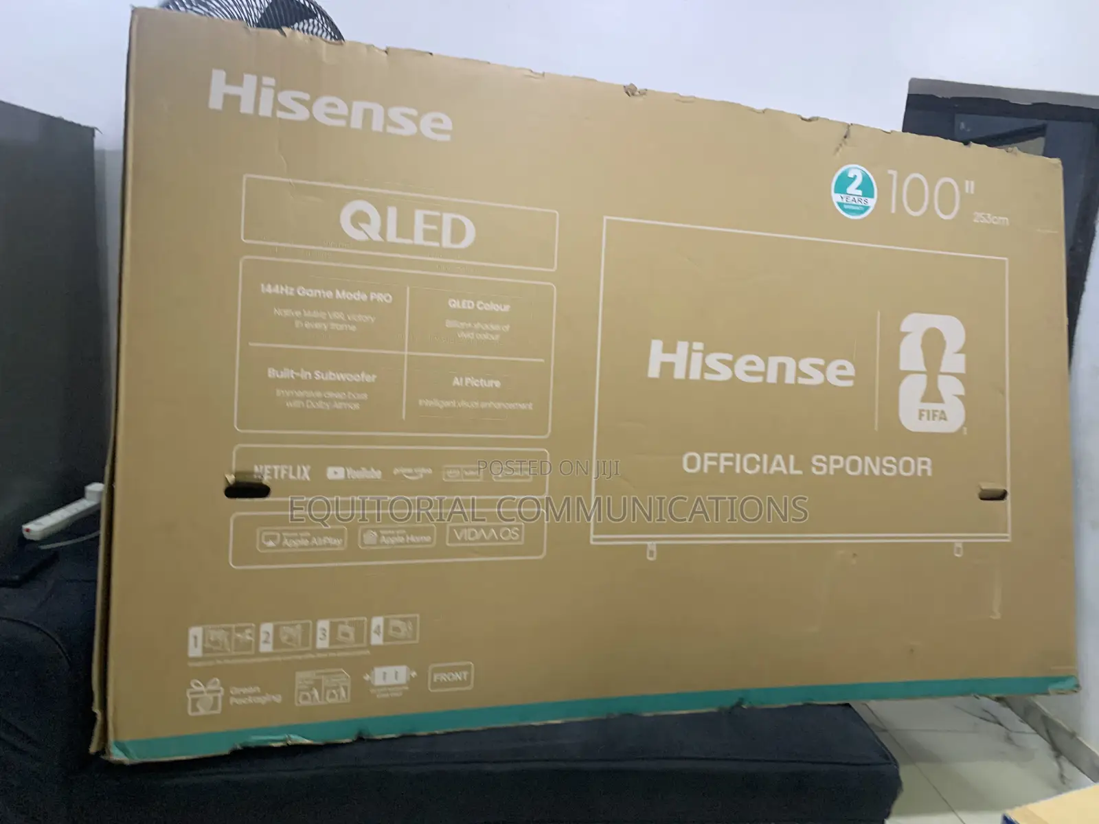 Hisense 100-Inch Smart TV – A Stunning Centrepiece for Your Home