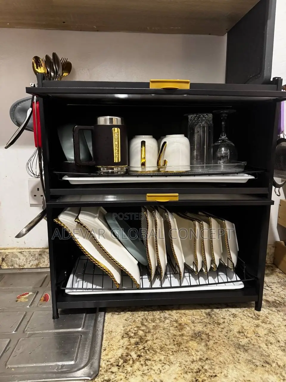 Multipurpose Cabinets Dish Rack