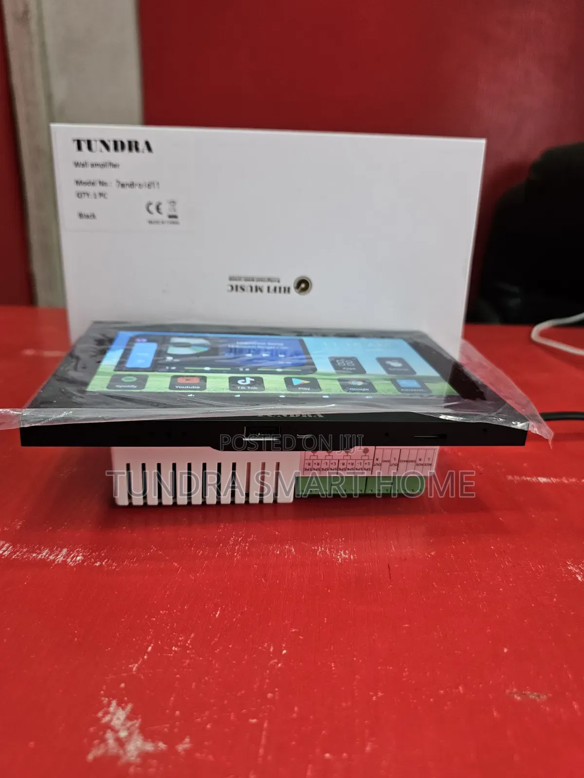 Tundra 7inches Smart Android Wall Amplifier With Alexa App Android 11