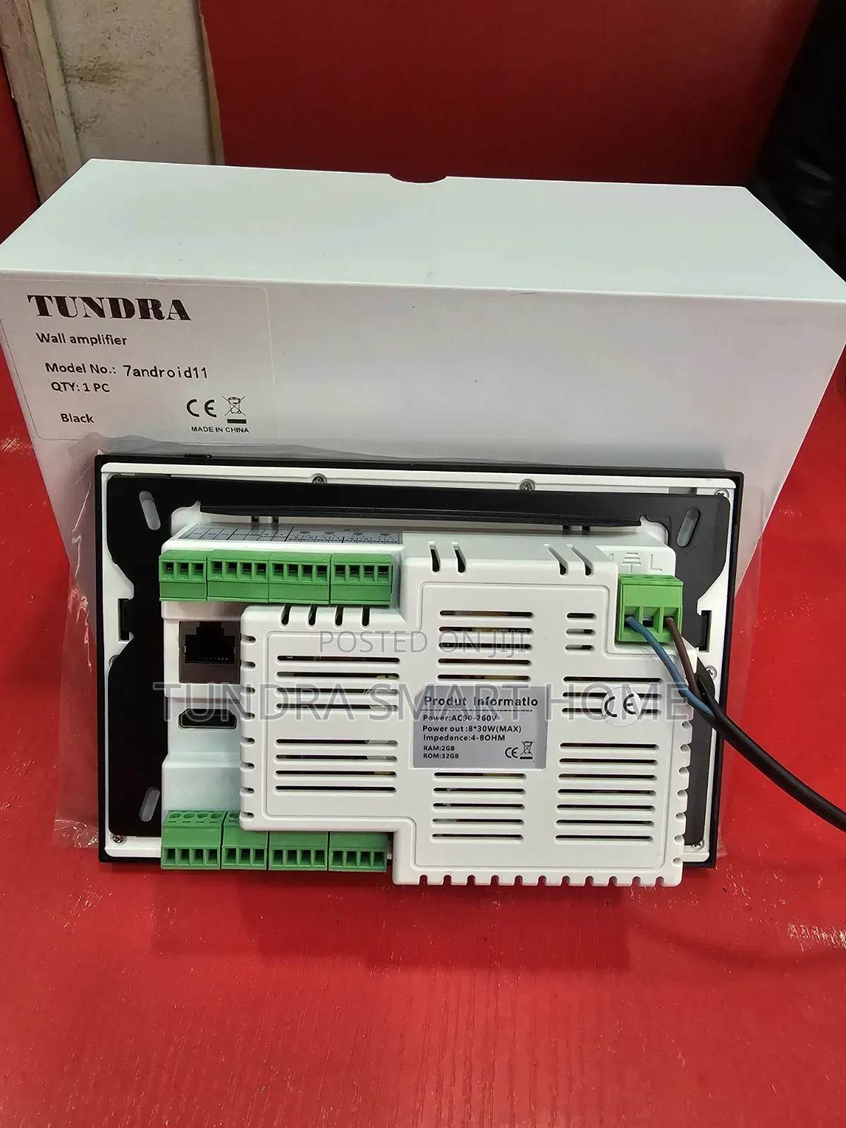 Tundra 7inches Smart Android Wall Amplifier With Alexa App Android 11