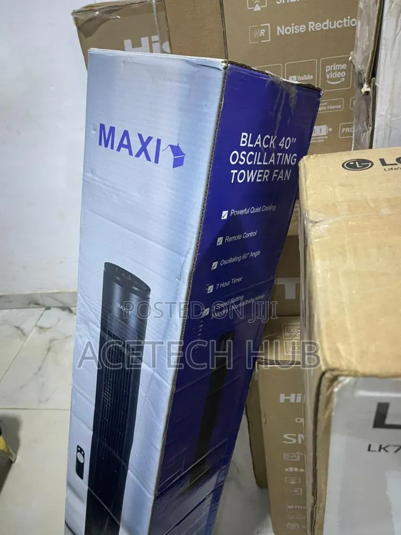 Brand New Maxi 40" Tower Fan at Affordable Price