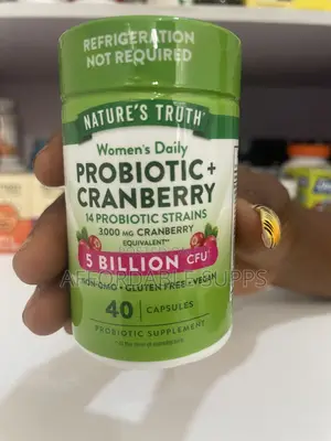 Nature’s Truth Women’s Daily Probiotic With Cranberry – 40 Capsules
