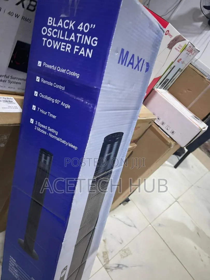 Maxi 40 Inches Standing Tower Fan for Home Use