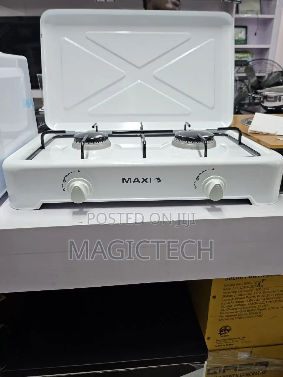 Maxi 2 Burners Table Top Gas Cooker