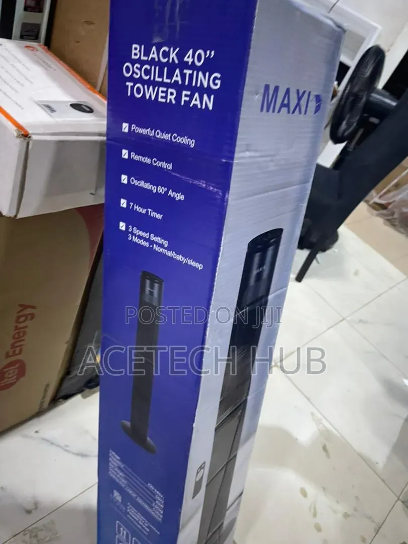 Original Maxi Oscillating Tower Fan Available