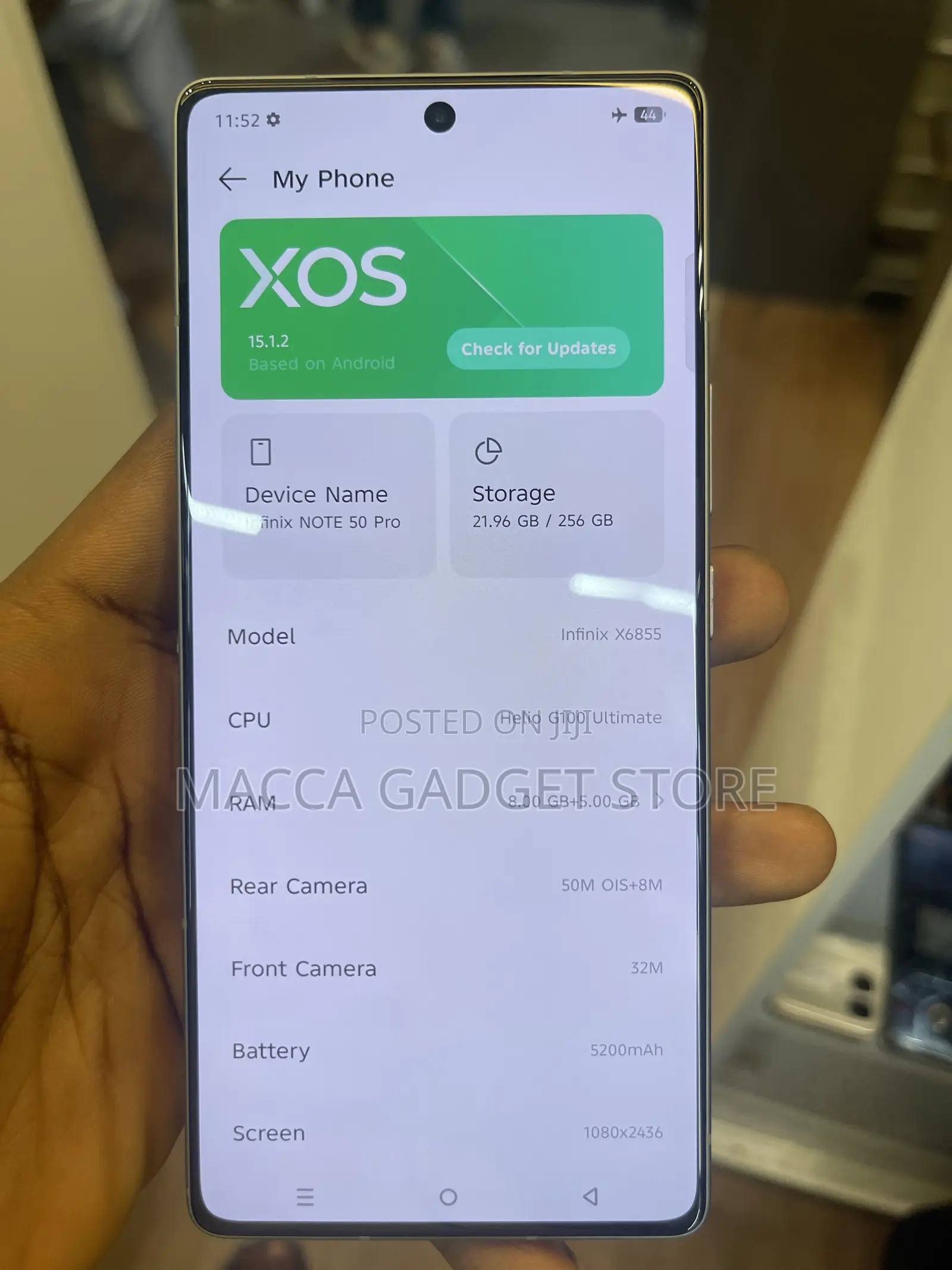 Infinix Note 50 Pro 256 GB Silver