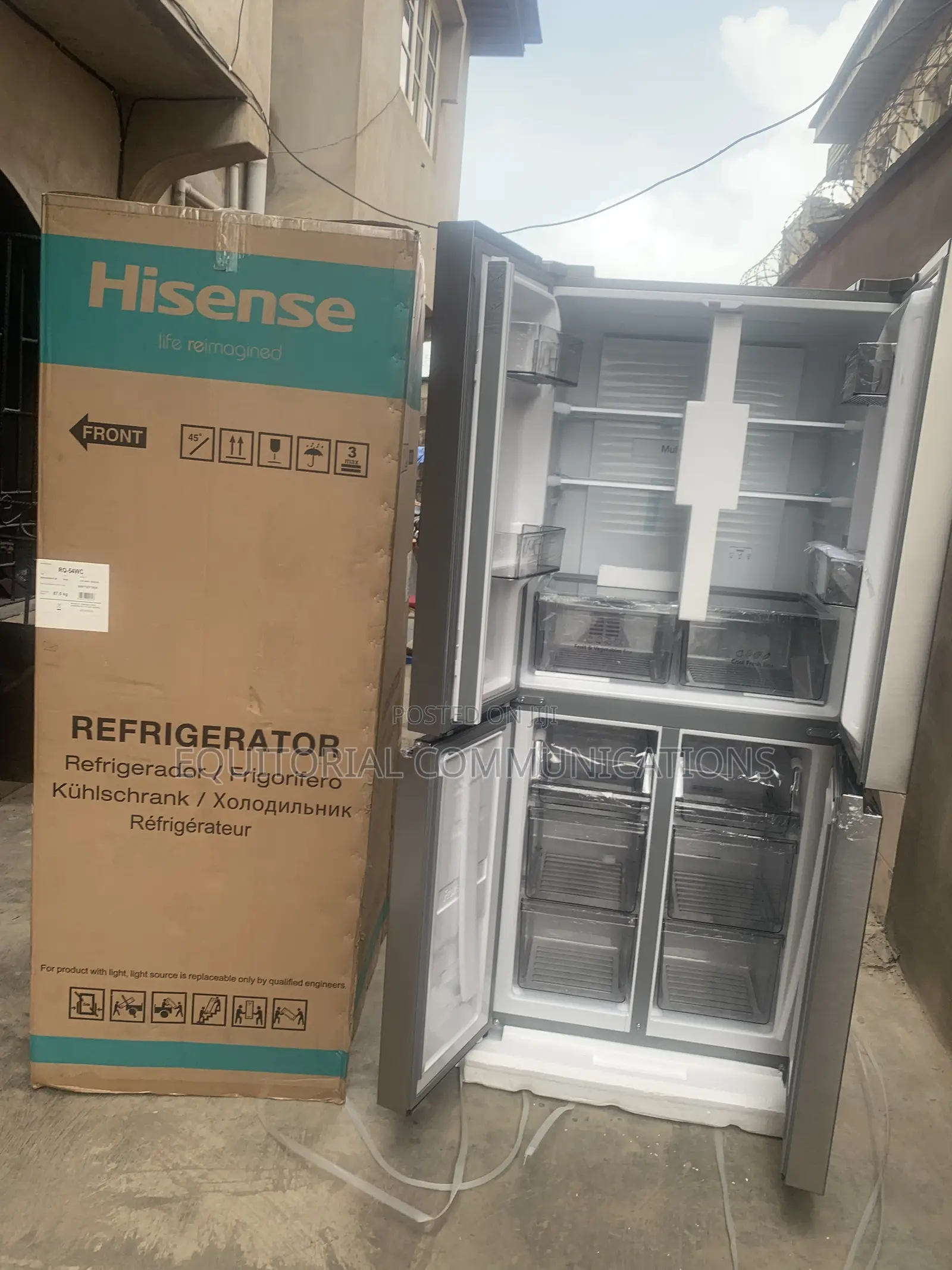 Hisense 392L Four-Door Fridge – Organise Your Groceries With Ease