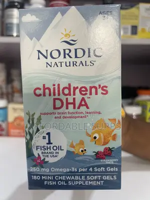 Nordic Naturals Children’s DHA – Omega-3 Fish Oil for Kids 180 Softgel