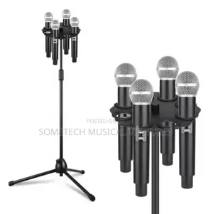 A Multiple Microphone Stand (Or Multi-Mic Holder/Organizer)