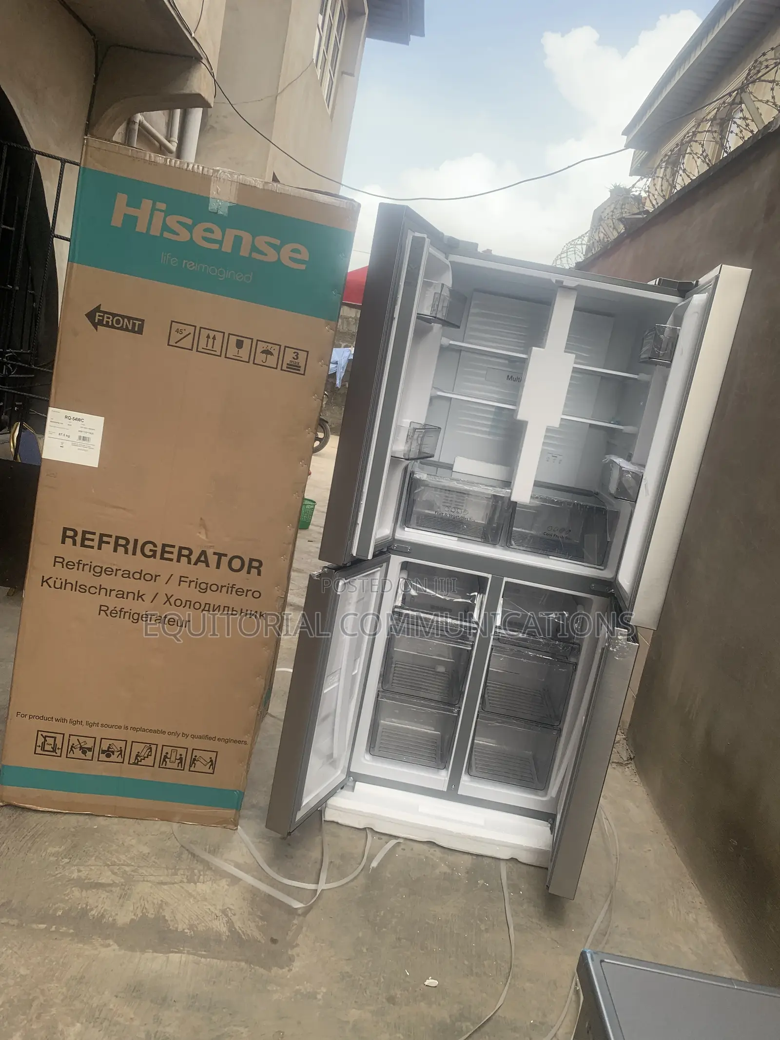 Hisense 392L Four-Door Fridge – Make Family Food Storage Easier
