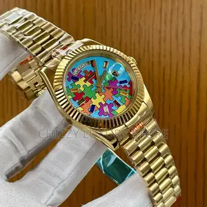 Rolex Date/Day Quality Luxury Men Automatic Engine Wristwatch