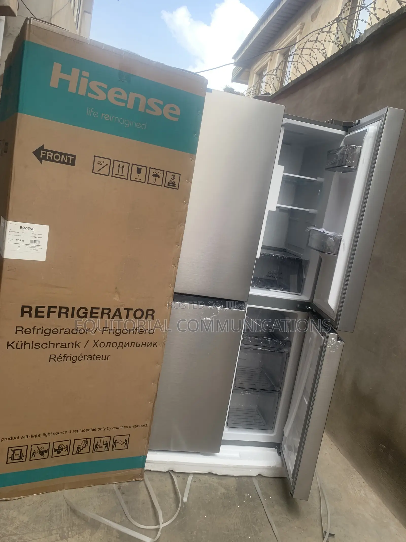 Hisense 392L 4-Door Refrigerator – Store Your Favourite Foods With Eas