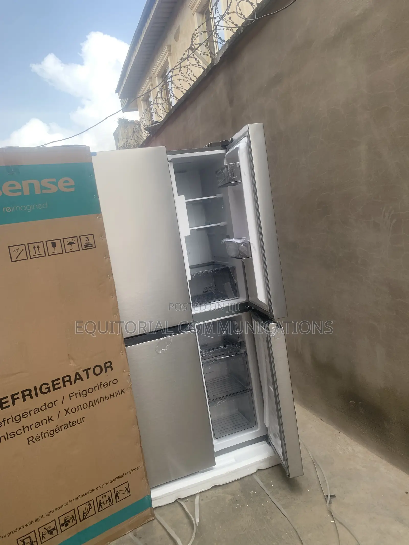 Hisense 392L 4-Door Refrigerator – Store Your Favourite Foods With Eas