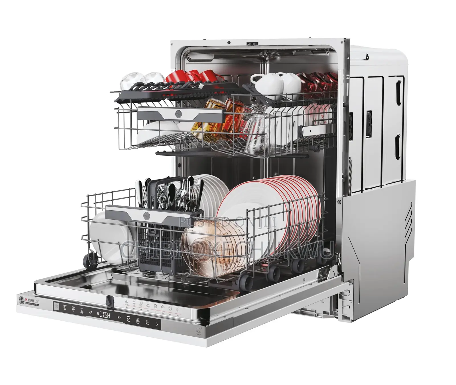 Hoover Hi4c6f0s-80 Full-Size Built-in Dishwasher