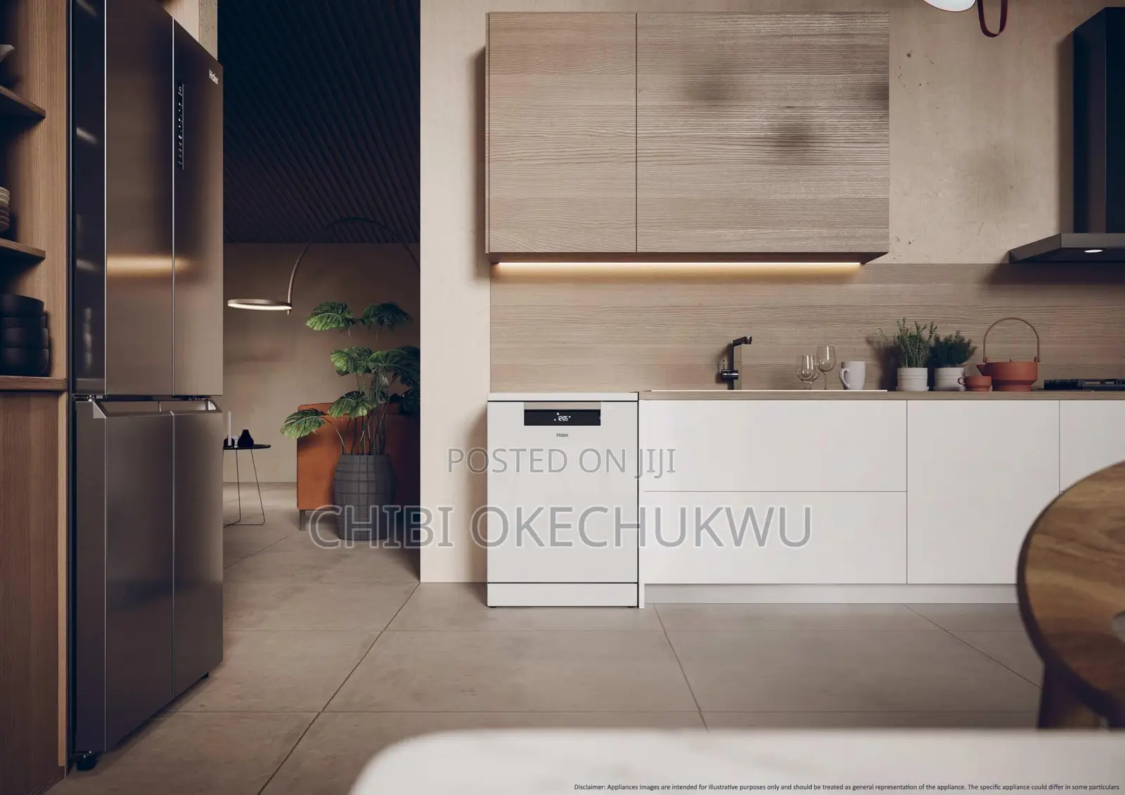 Haier XF4A4M0W-80 Full-Size Freestanding Dishwasher