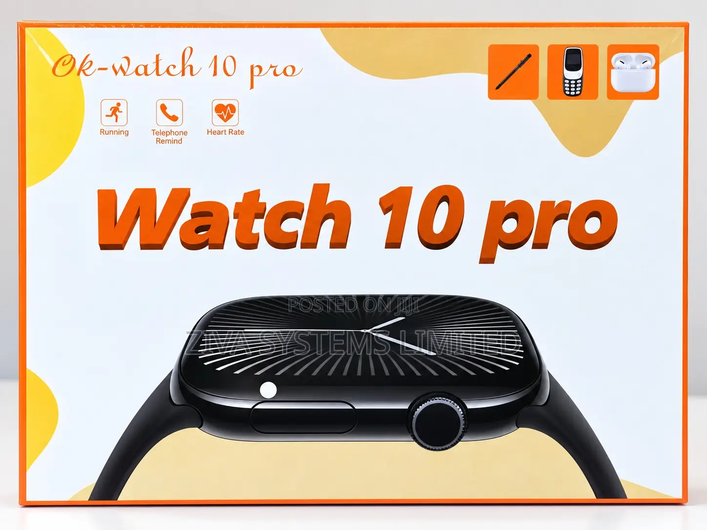Watch 10 Pro Smartwatch – Heart Rate Monitor & Fitness Tracker