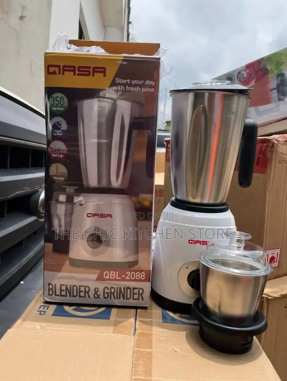 Qasa 2in1 Electric Stainless Blender/ Grinder (QBL-2088)