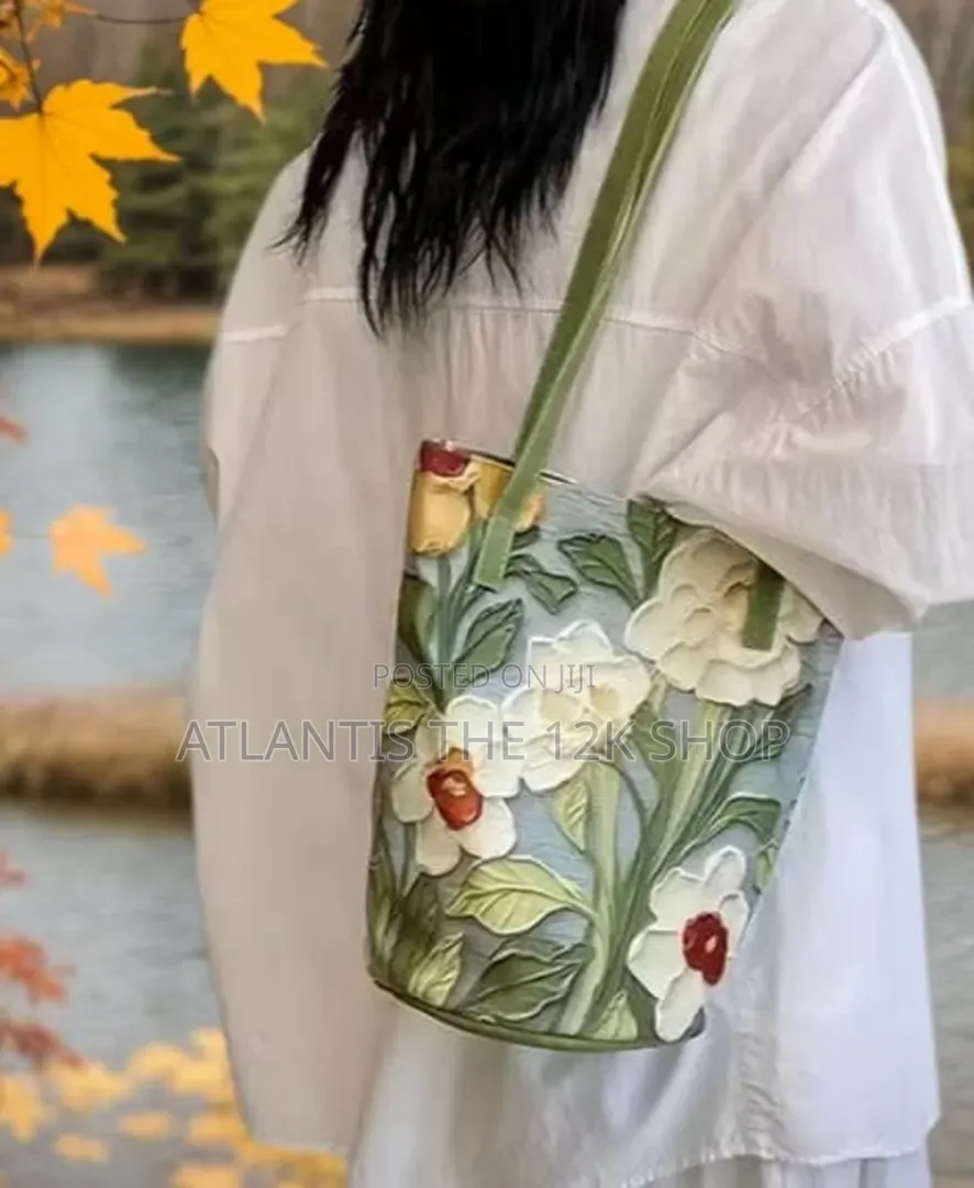 Women's Handbag 3S Flower Bag Bucket Bag Fashionable
