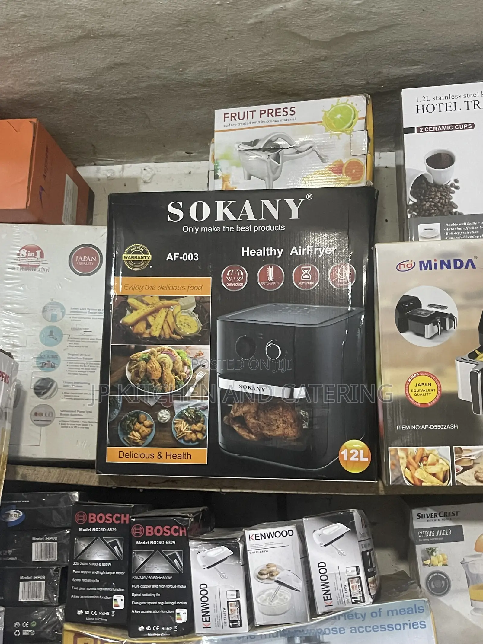12L Sokany Healthy Air Fryer (Manual)