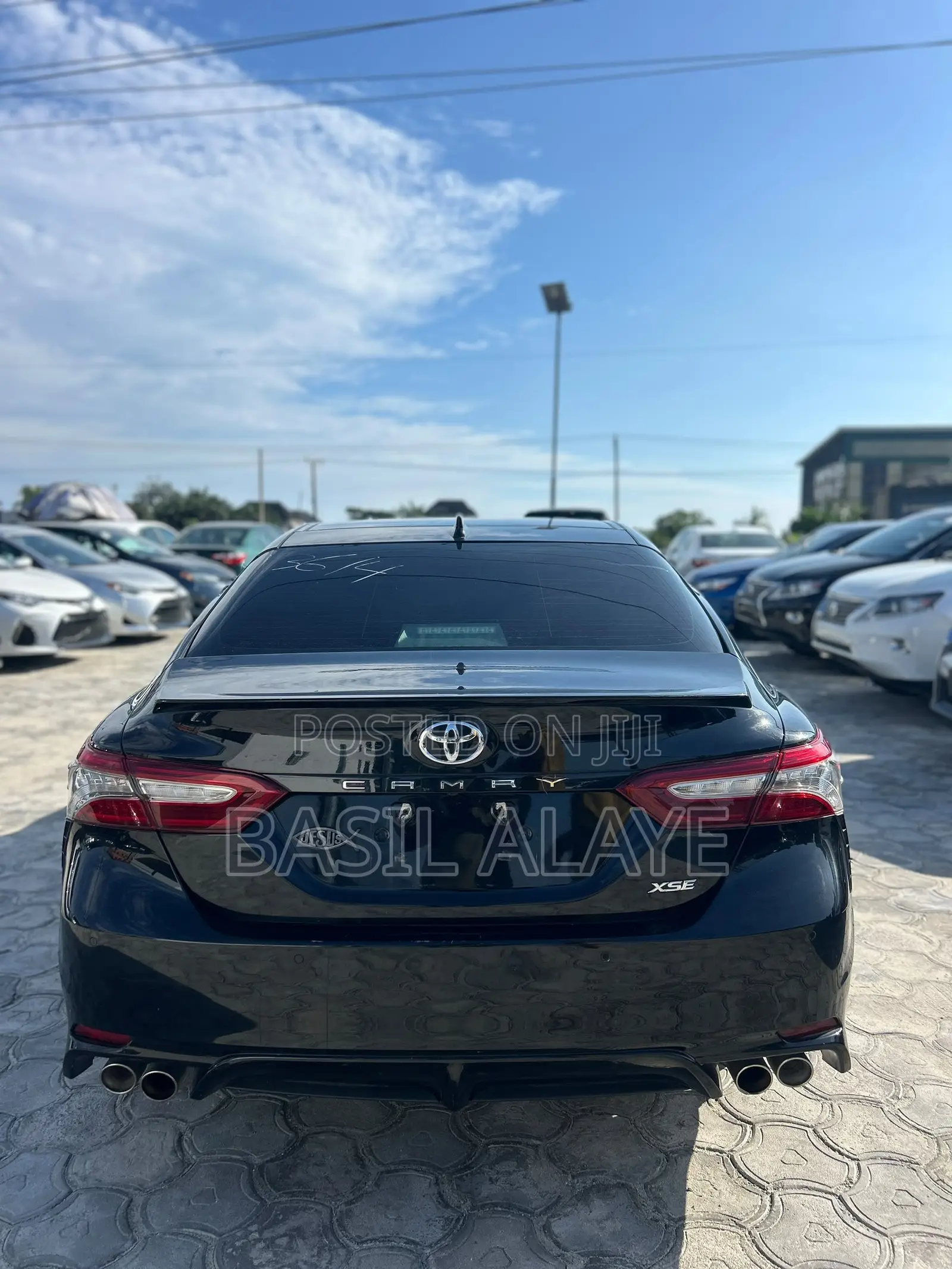 Toyota Camry XSE V6 FWD (3.5L 6cyl 8AM) 2018 Black