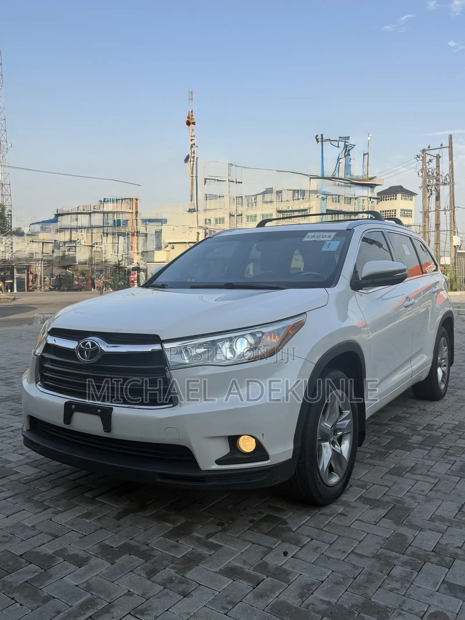 Toyota Highlander Limited 4dr SUV AWD (3.5L 6cyl 6A) 2015 White