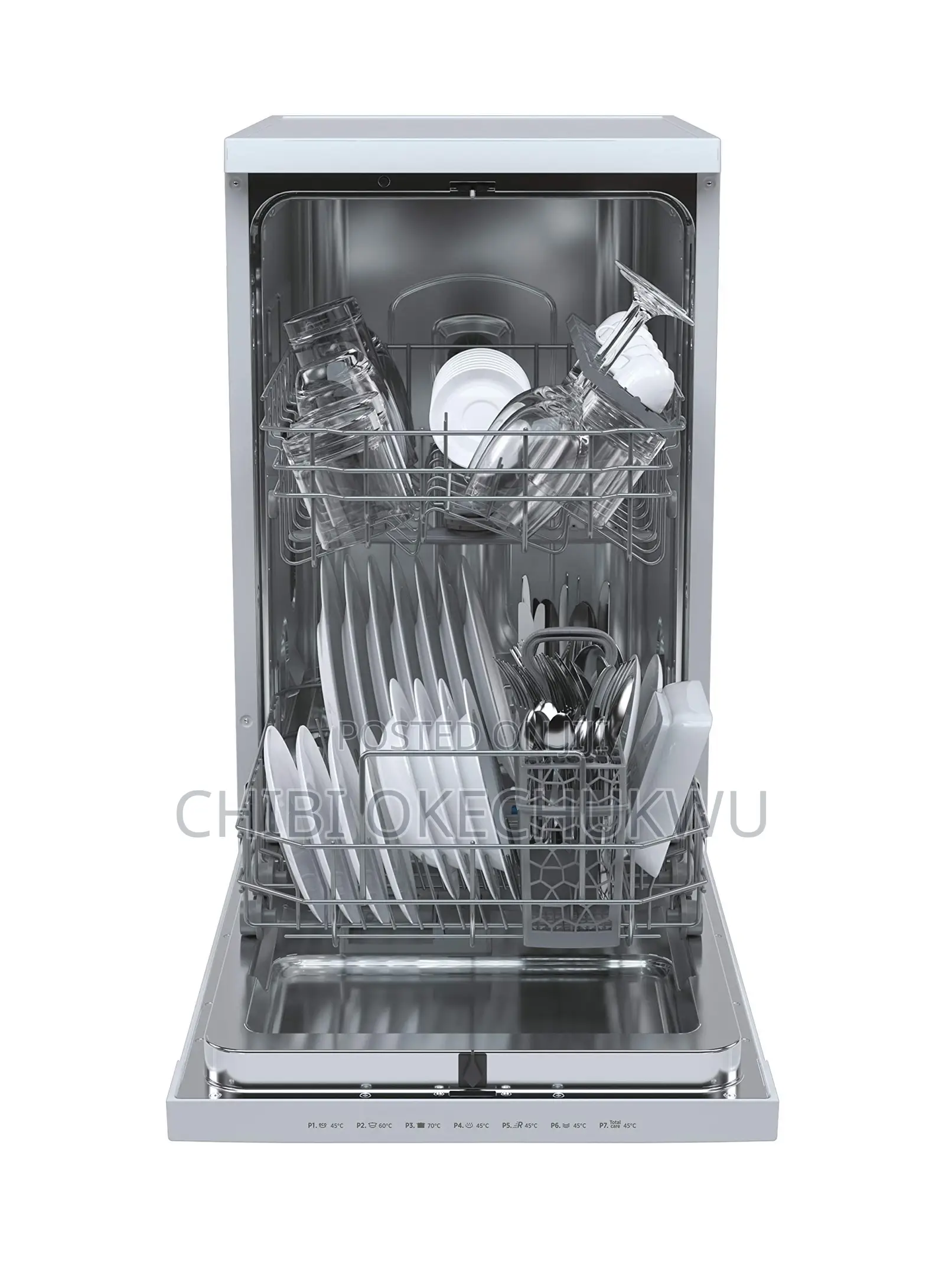 Hoover HDPH2D1049W-80 Freestanding Slimline Dishwasher