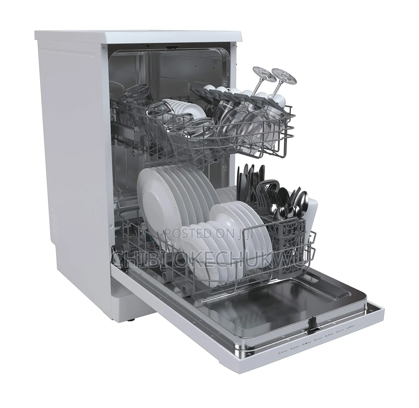 Hoover HDPH2D1049W-80 Freestanding Slimline Dishwasher