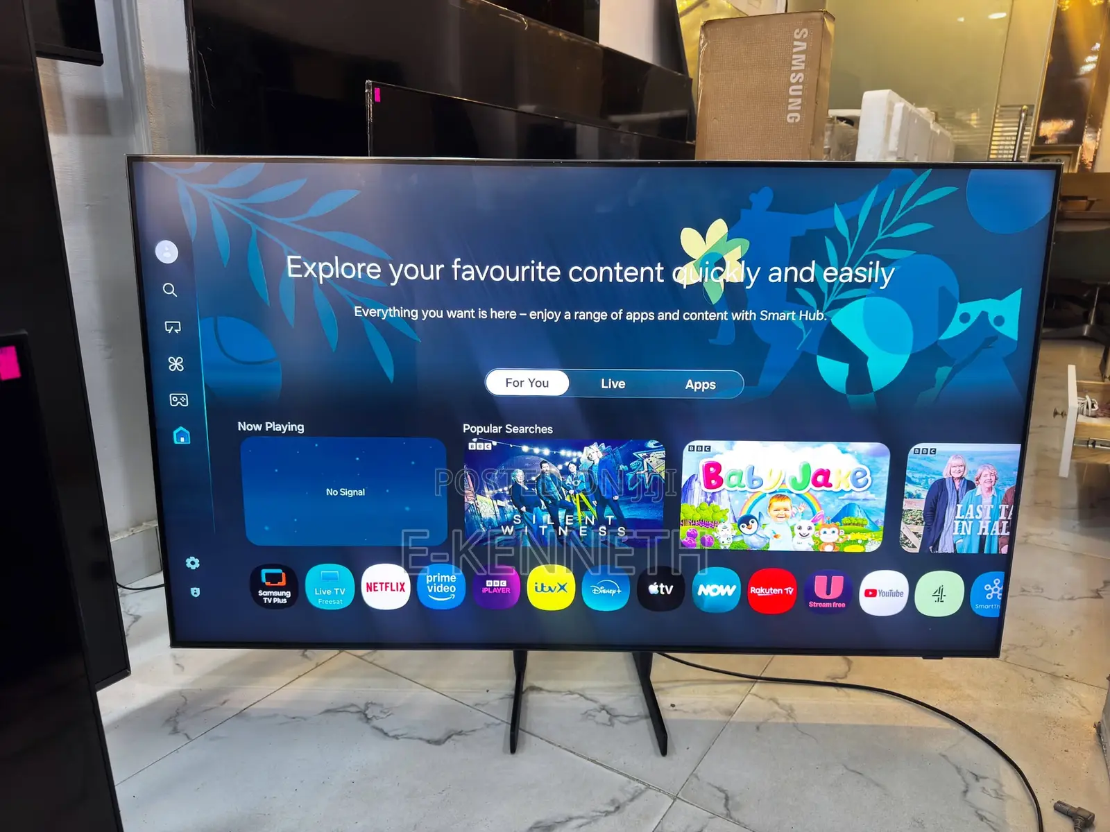 Samsung 55” Inches Neoqled Qn93f QHDR 4k Airslim Smart TV With 144hz