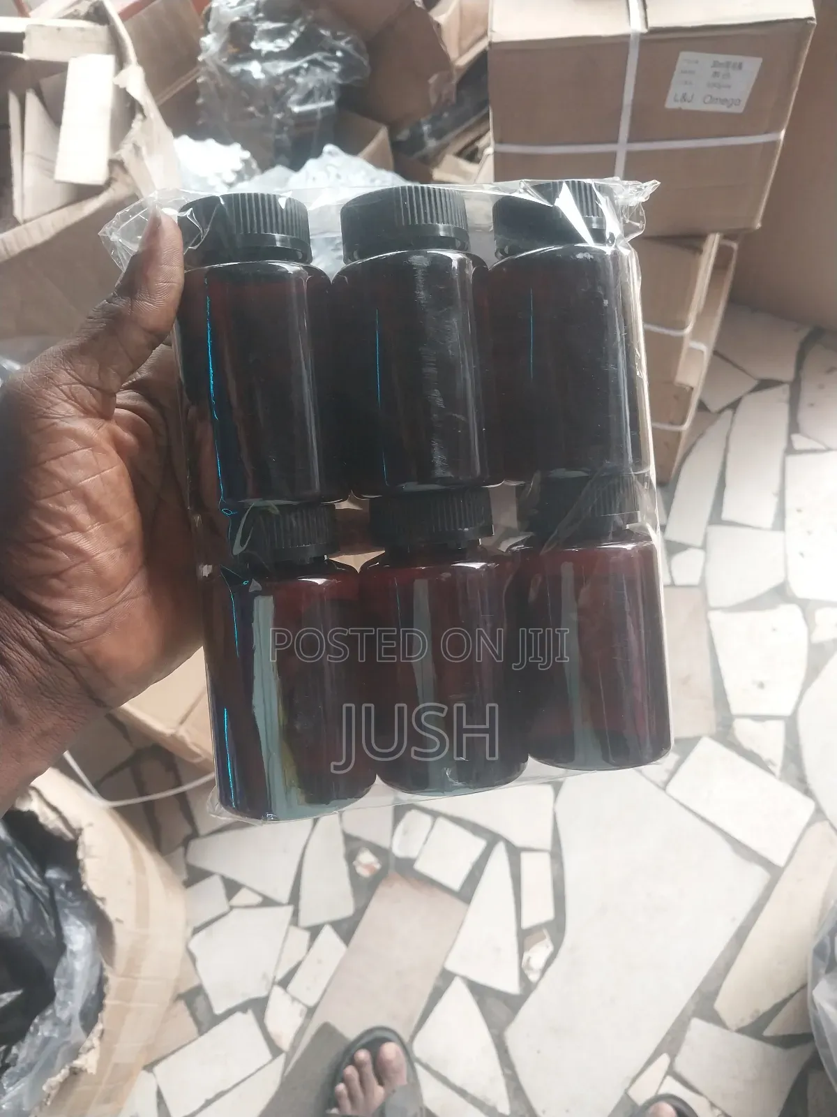 Amber Capsules Plastic 120ml