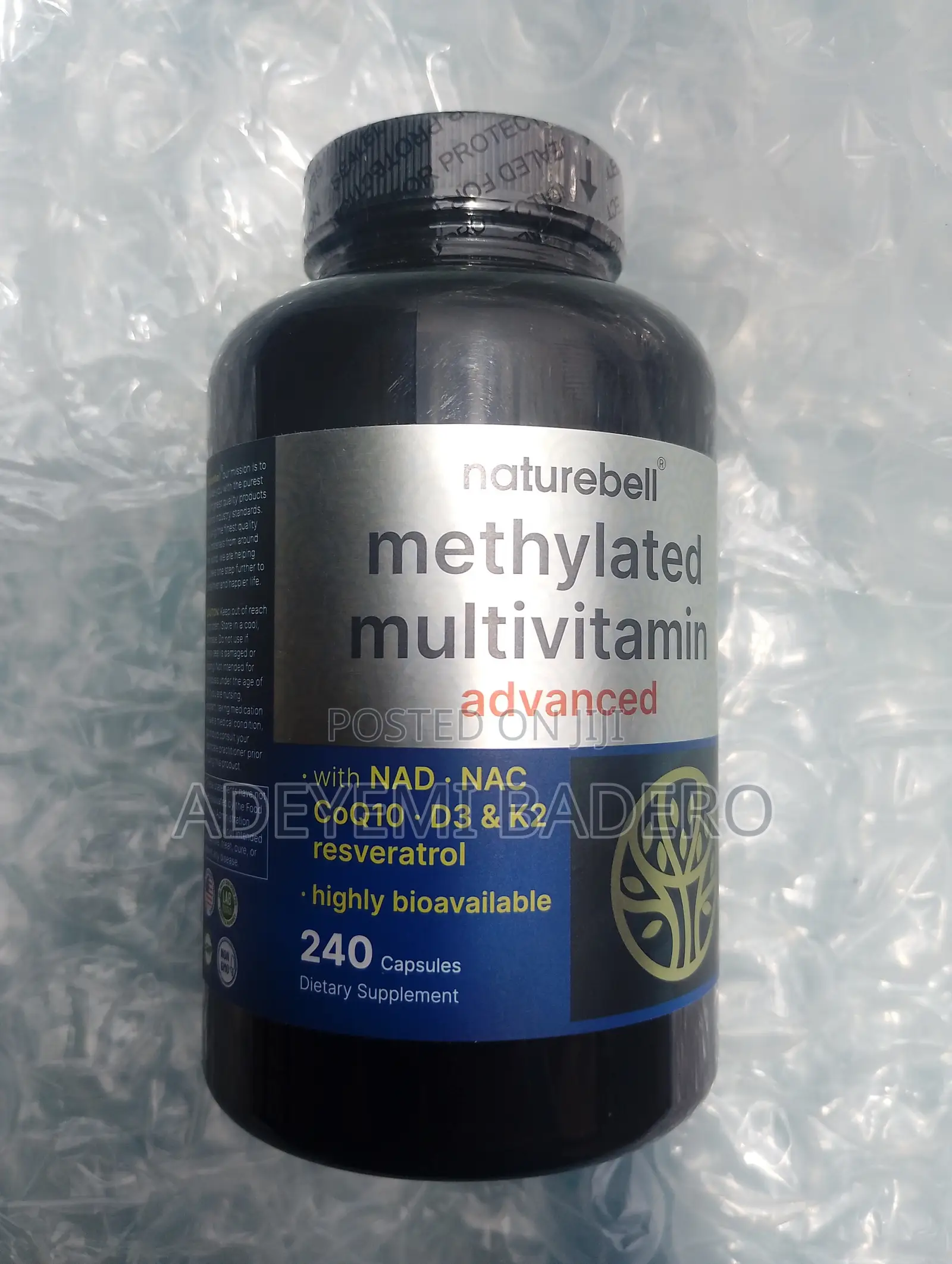 Methylated Multivitamin (Advanced) With Q10, D3,k2 - 240 Capsules