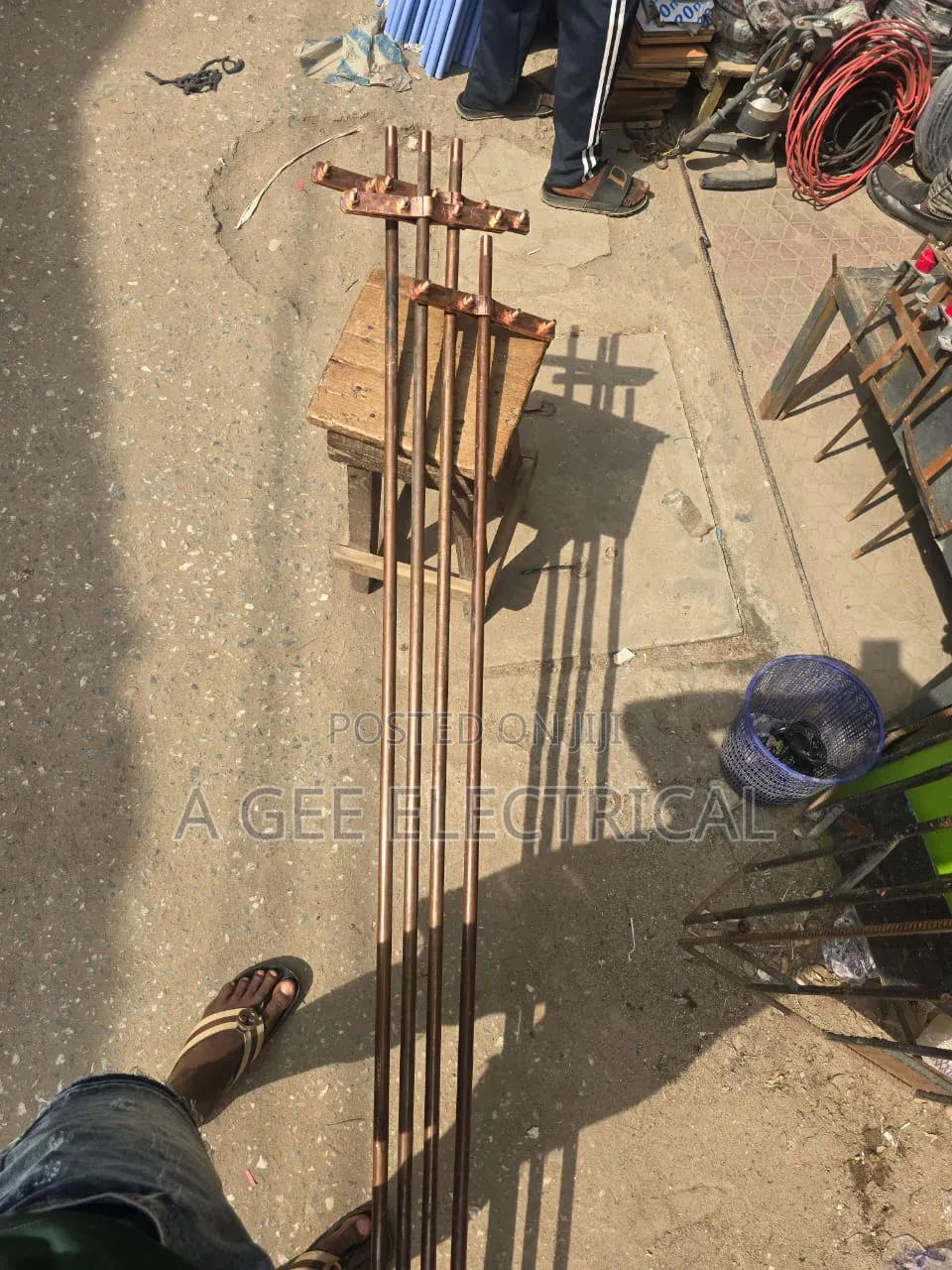 3meter 20mm Copper Earth Rod With Shots Out