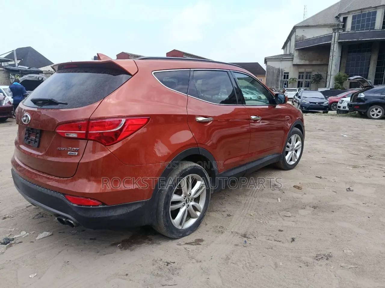 Hyundai Santa Fe Limited 4dr SUV AWD (3.3L 6cyl 6A) 2014 Orange