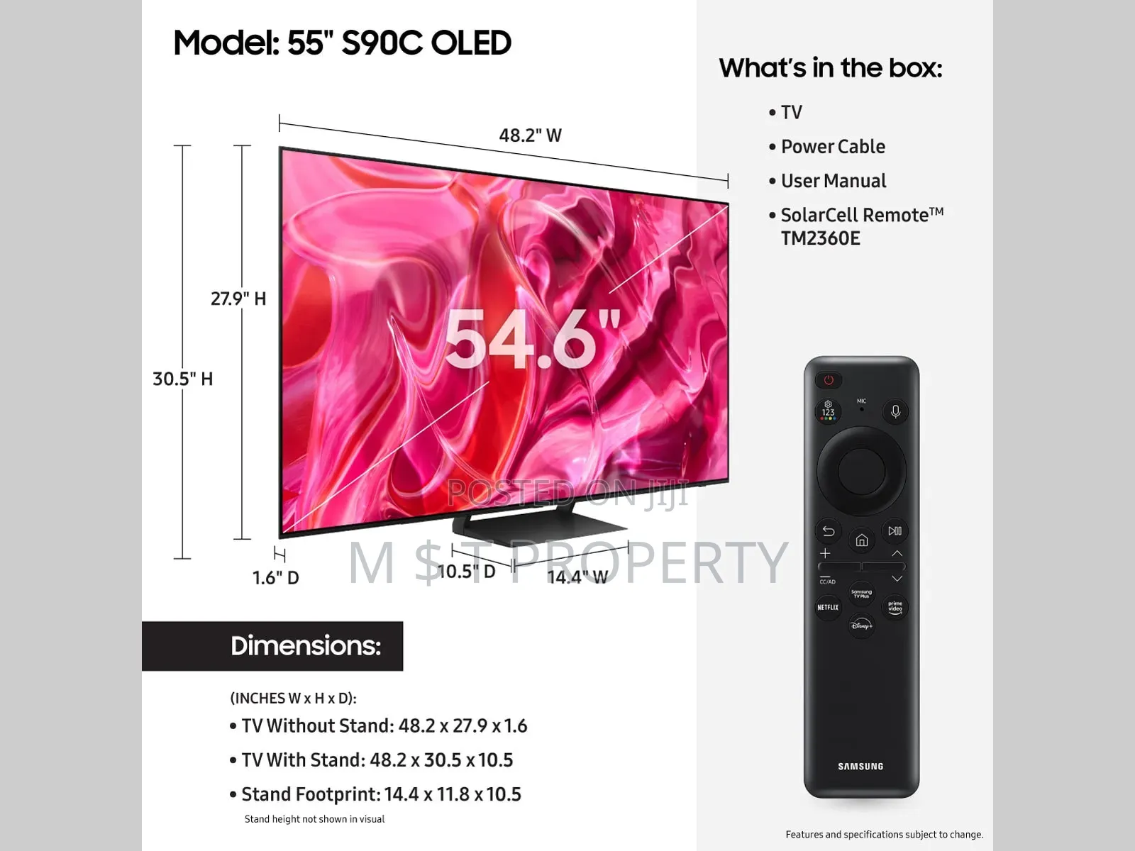 Samsung QN55S90CA 55" OLED 4K 144Hz