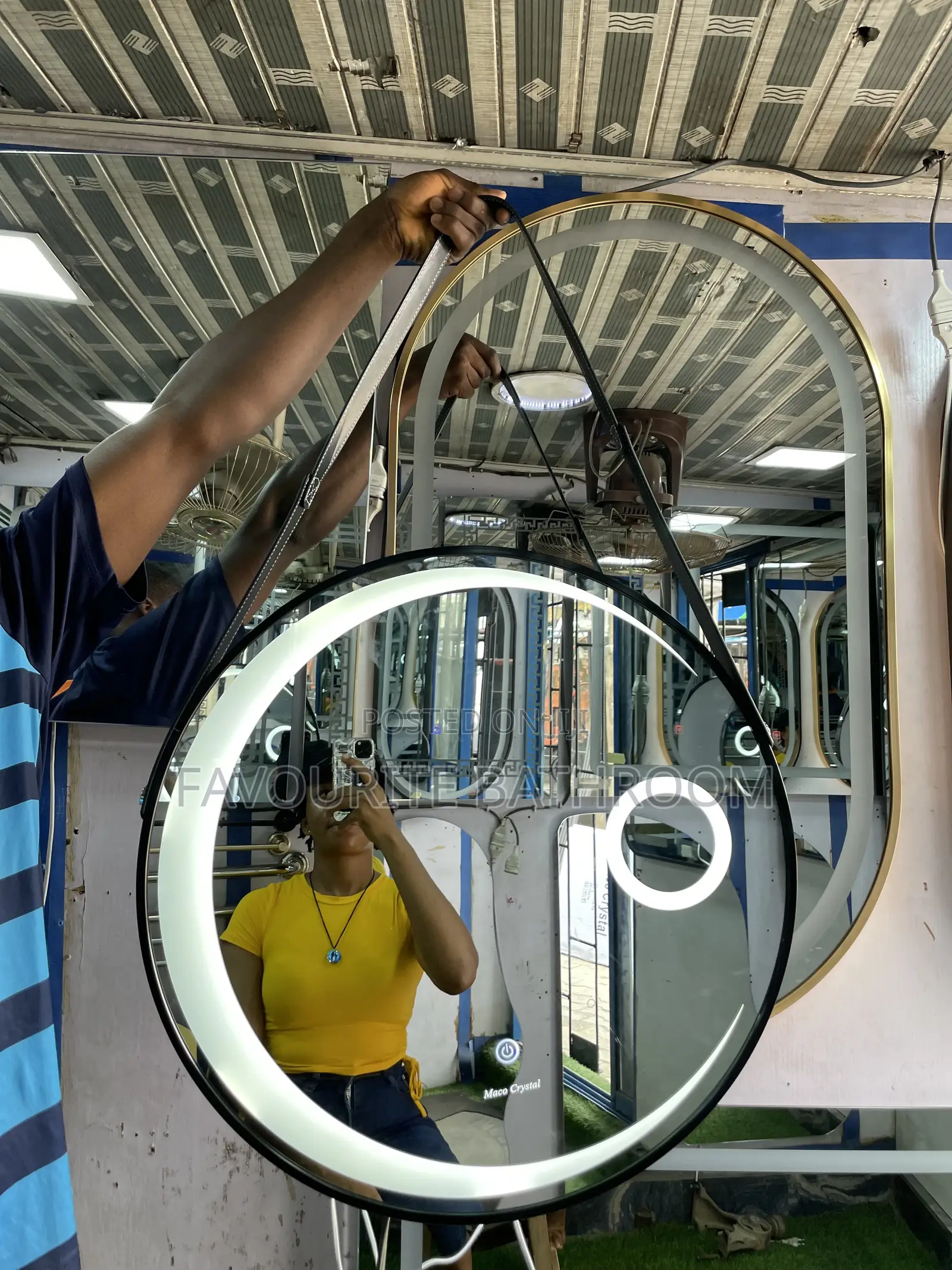 Belt Frame LED Mirror