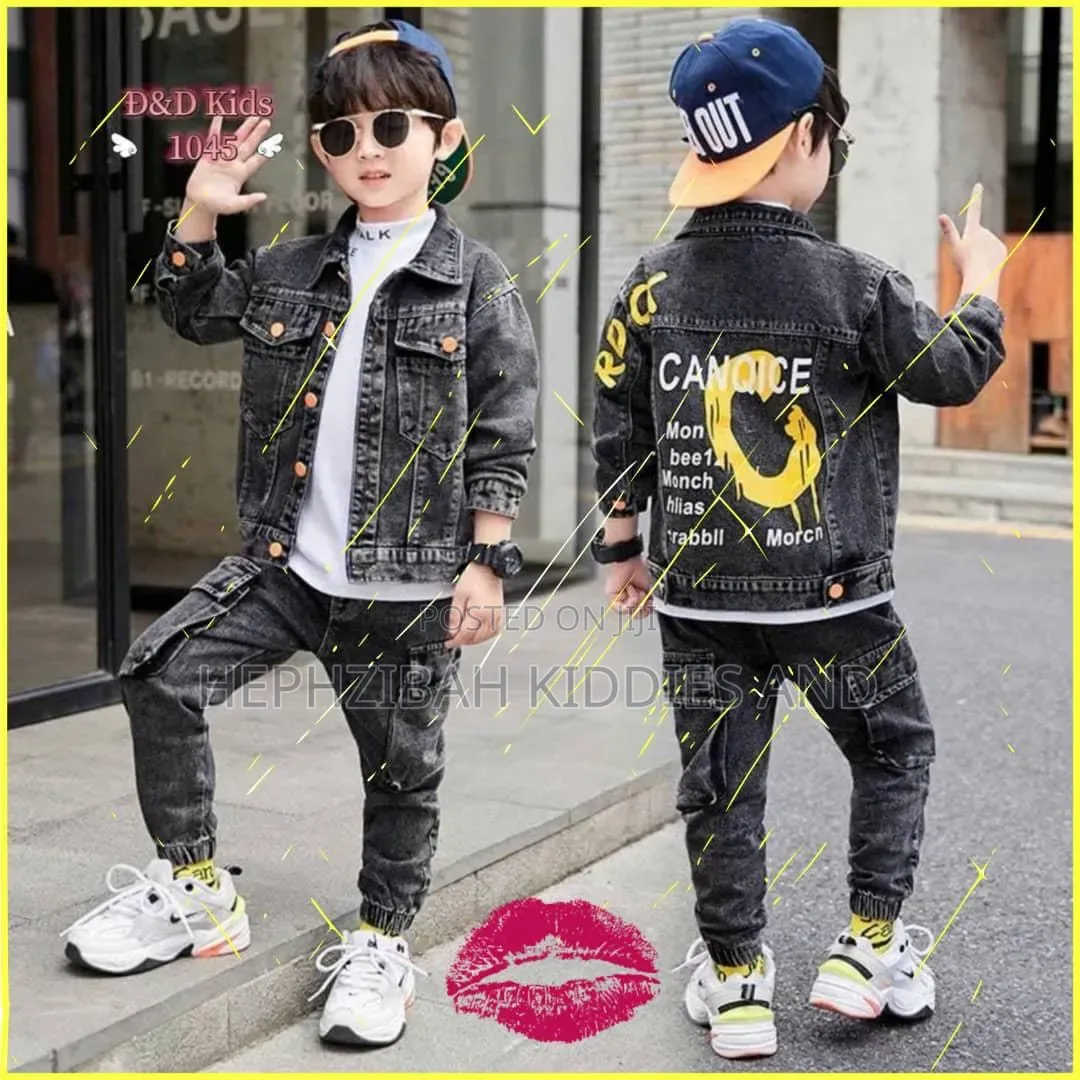 Luxury Denim Set for Boys