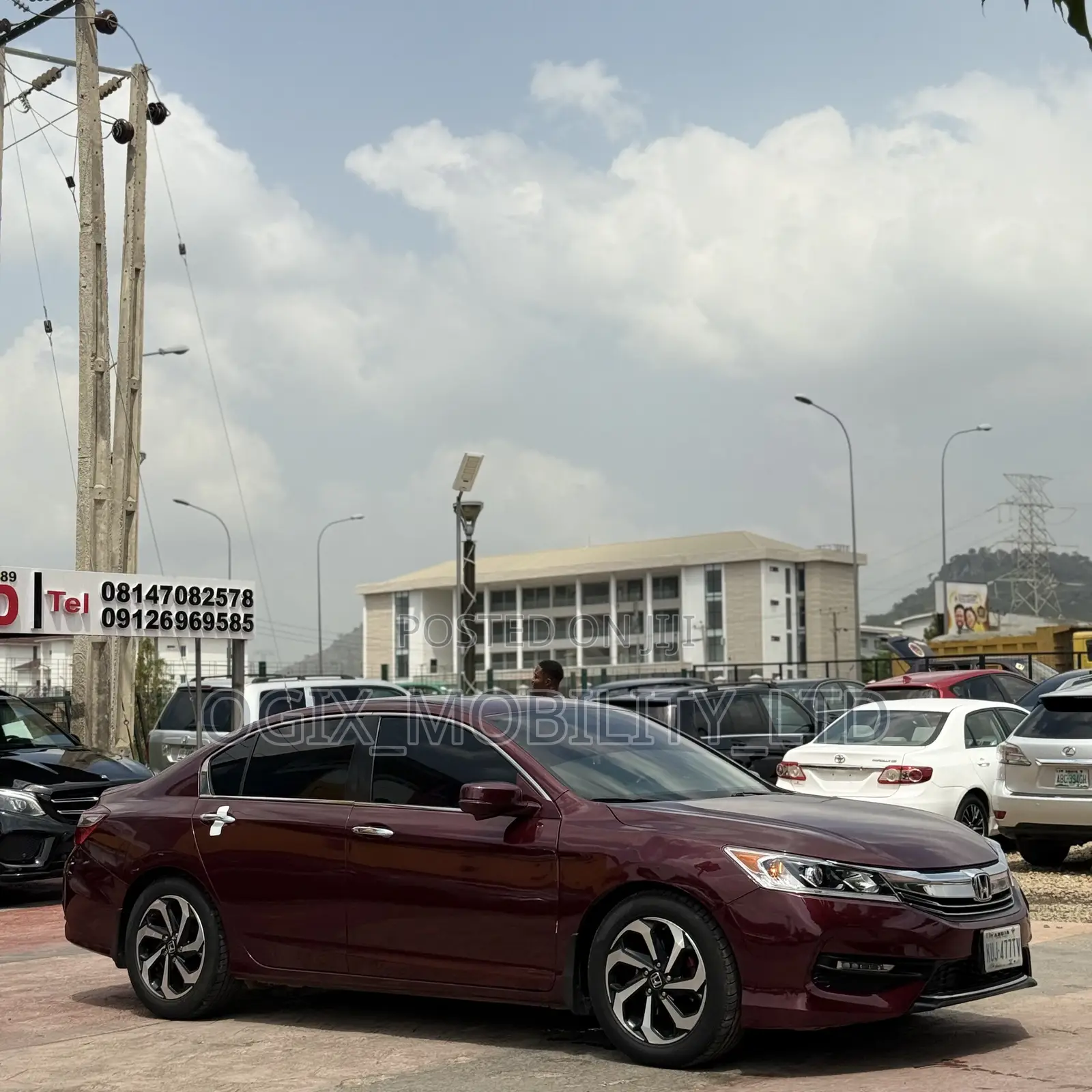 Honda Accord 2016 Maroon