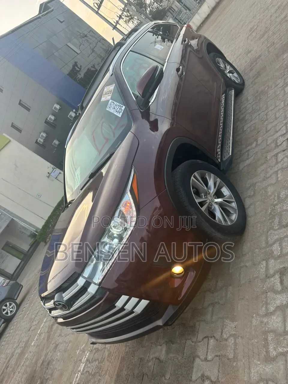Toyota Highlander 2019 Burgundy