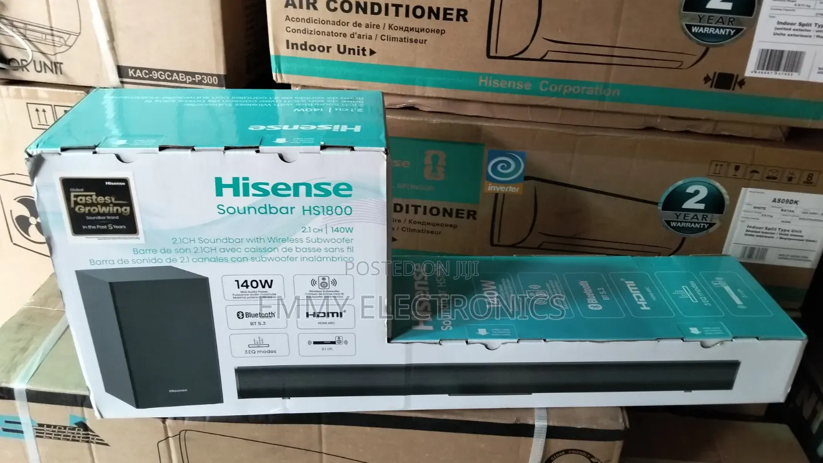 Hisense Sound Bar System Brand New