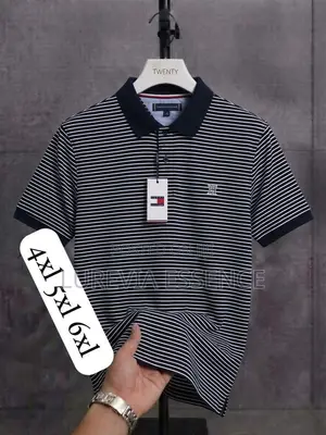 Men's Striped Polo Shirt